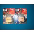 EBC Brakes EPFA Sintered Fast Street and Trackday Pads Front - EPFA16HH EBC Brakes EPFA Sintered Fast Street and Trackday Pads Front - EPFA16HH